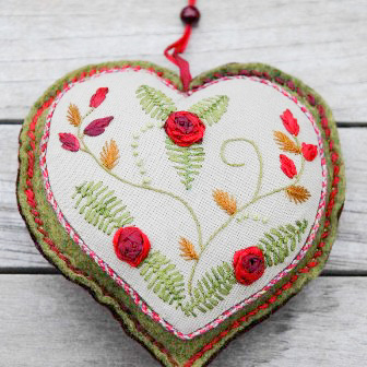 Broderie aux rubans