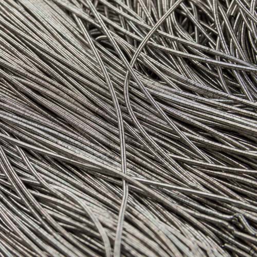 A97. Cannetille lisse mate gris acier (5 mètres)